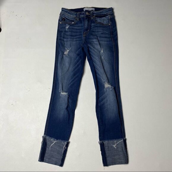 Kancan | Factory Distressed Jeans - Picture 1 of 6